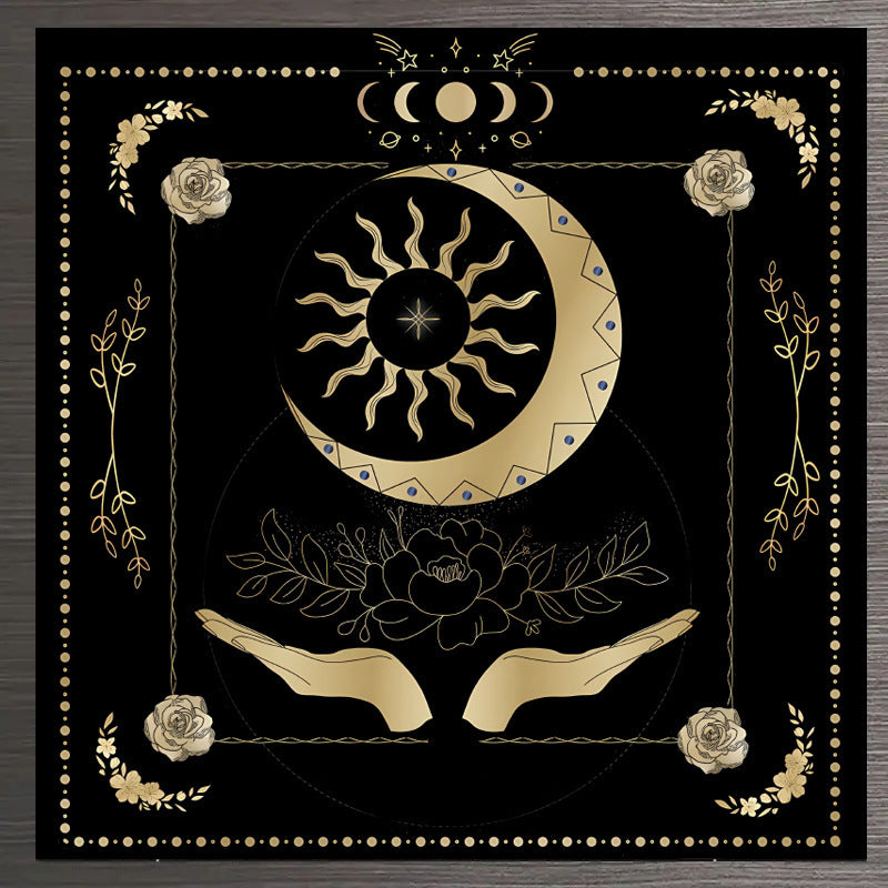 Tarot Board Game Flower Butterfly Decorative Cloth