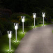 Solar Lights Outdoor Garden Solar Stake Lights Patio Pathway Lighting 10 Pieces