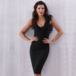 High waist slim fit party dress