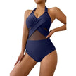 New Fashion One-piece Swimsuit Solid Color