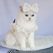 Woven Flying Shoulder Sleeve Skirt Dog Cat Pet Clothes