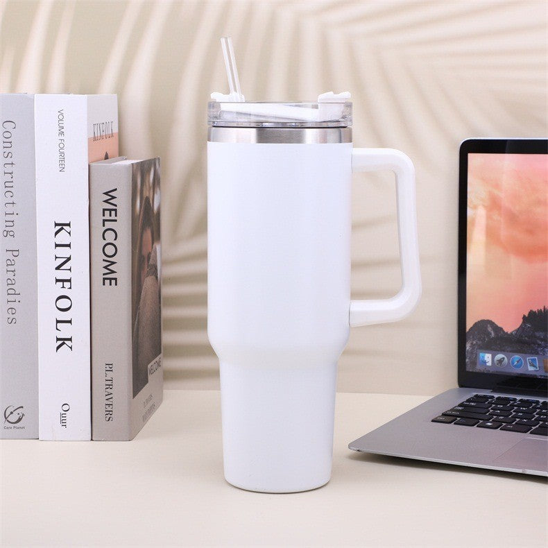 Stainless Steel Coffee Cup Handle Water Cup Cup Metal 40 oz stanley style