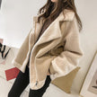 Lamb fur coat