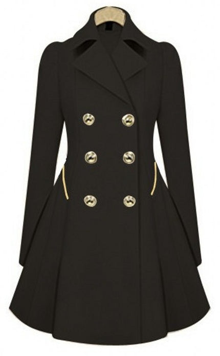 Slim slim coat trench coat alpcamers