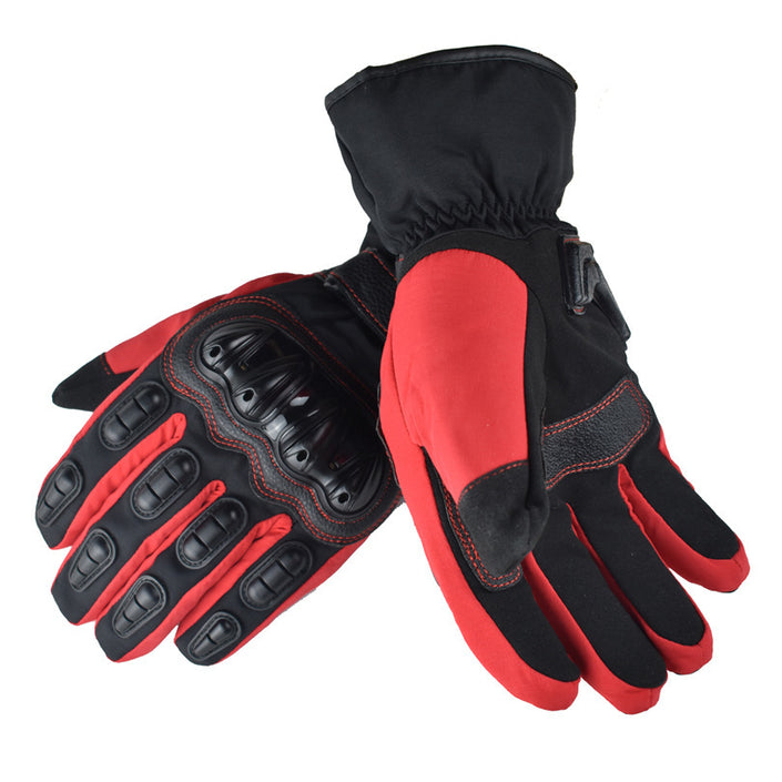 Motorcycle waterproof gloves keep warm in winter