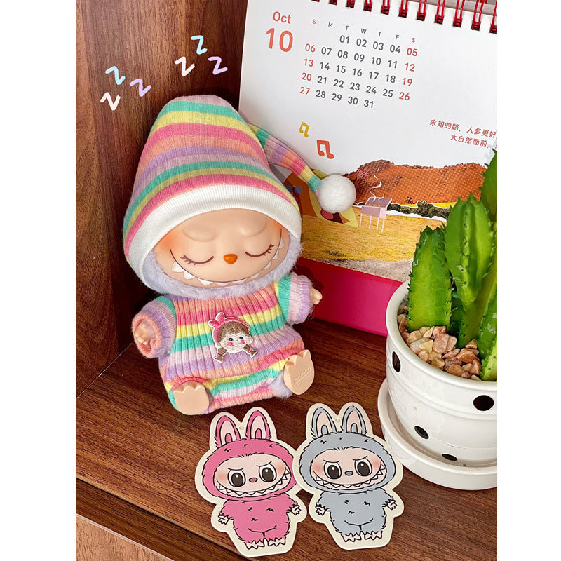 PVC Doll Autumn Jumpsuit Hat Suit