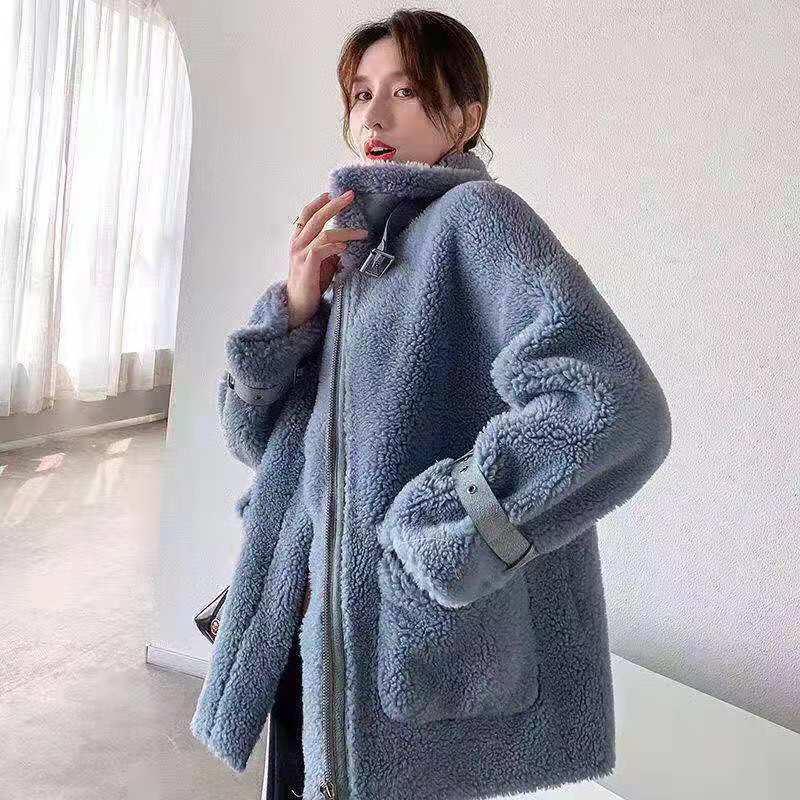 Long woolen coat one coat