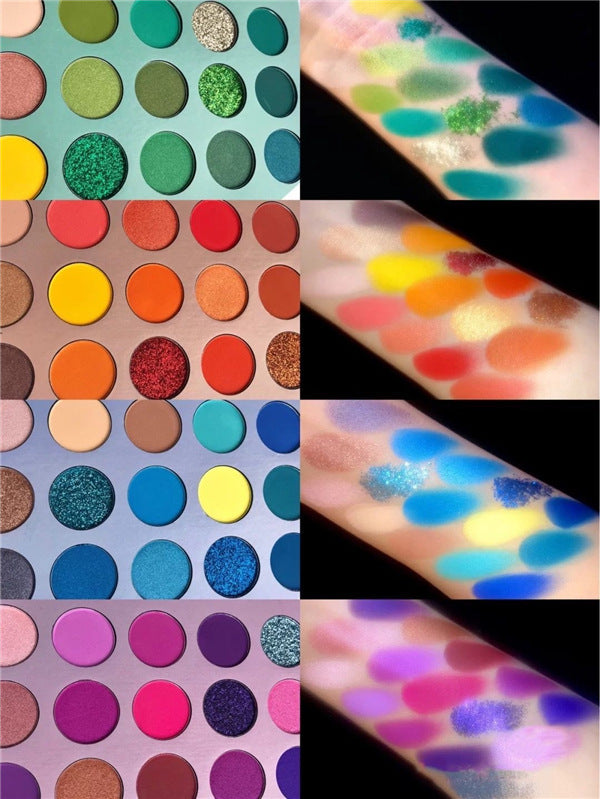 Rotating Eyeshadow Palette For European And American Makeup Artists