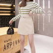 Women's Pu leather skirt