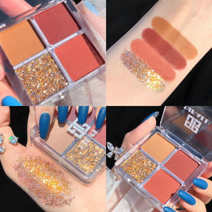 Mini Four-Color Eyeshadow Palette