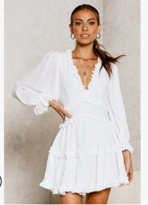 Cotton dress idyllic