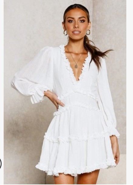 Cotton dress idyllic