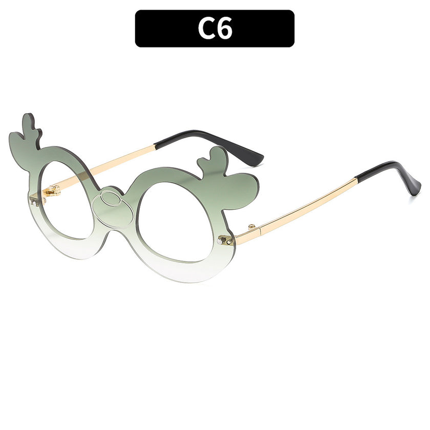 Personalized Holiday Party Fancy Dress Party Decoration Deer Glasses