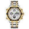 Men's Calendar Alloy Sports Multi-function Watch
