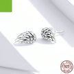 S925 Sterling Silver Wings Earrings Hypoallergenic