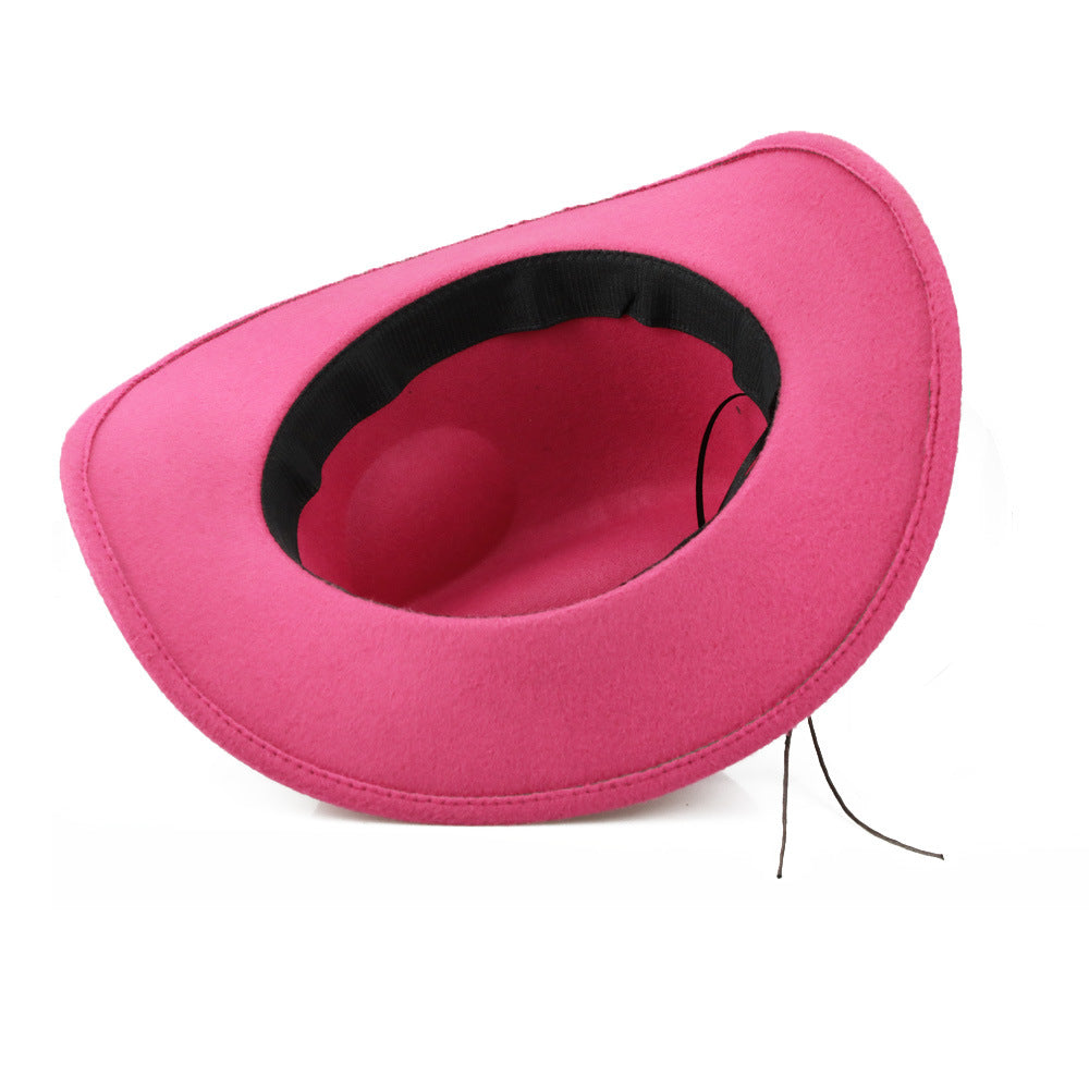 Fashion Personality Woolen Denim Hat