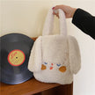 New Style Plush Dog Ear Handbag Female Cute Cartoon