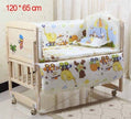 Five-piece cotton baby bedding 5 pcs set sheet blanket and more