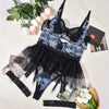 Women's Fashion Underwear Four-piece Set