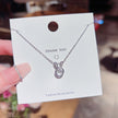 Bunny Necklace Simple All-match Titanium Steel Clavicle Chain