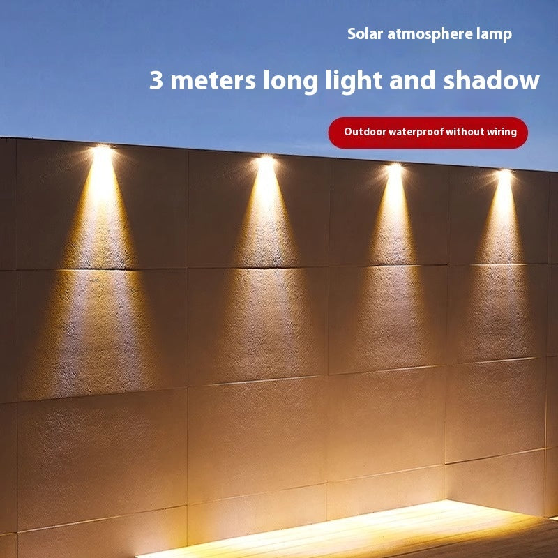 Solar Outdoor Light Garden Wall Lamp