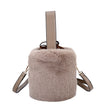 Plush bucket plush bag