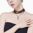 Retro Punk Style Cross Necklace