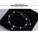 S925 Silver-plated Platinum Moissanite Bracelet