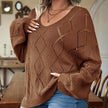 All-matching Loose Casual Knitted Women's Pullover Sweater