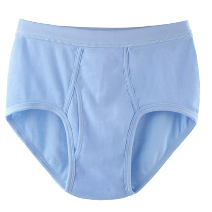 Men White Briefs Cotton Underwear Old School Vintage Style Stretch High Waist skin to breathe Alpscommerce