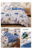 Pure Cotton Bedding Set Of Four Pieces