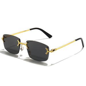 Delicate Wear Sunshade Metal Sunglasses