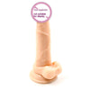 Flesh Color Penis Sucker With Egg Penis Sex Toys For Men And Women