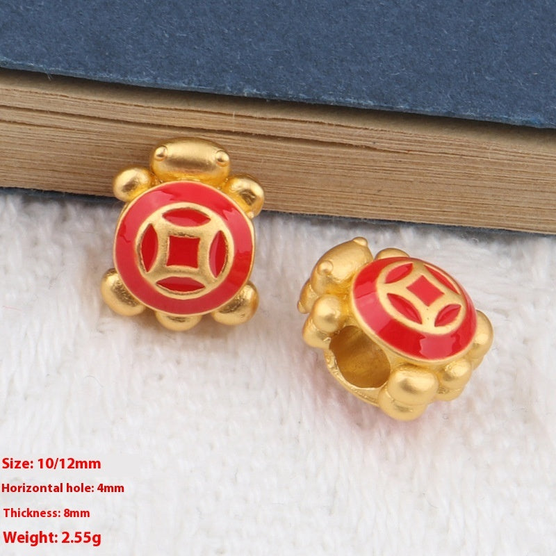 Double-sided Small Water Turtle Ingot Bracelet Hairband Jewelry Accessories