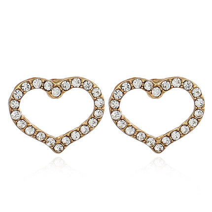 SZ0329 Europe Earrings Necklace Set love Diamond Pendant Necklace Fashion cross-border
