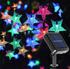 Solar Powered Star Fairy String LED Lights Waterproof Xmas Garden Outdoor Decor