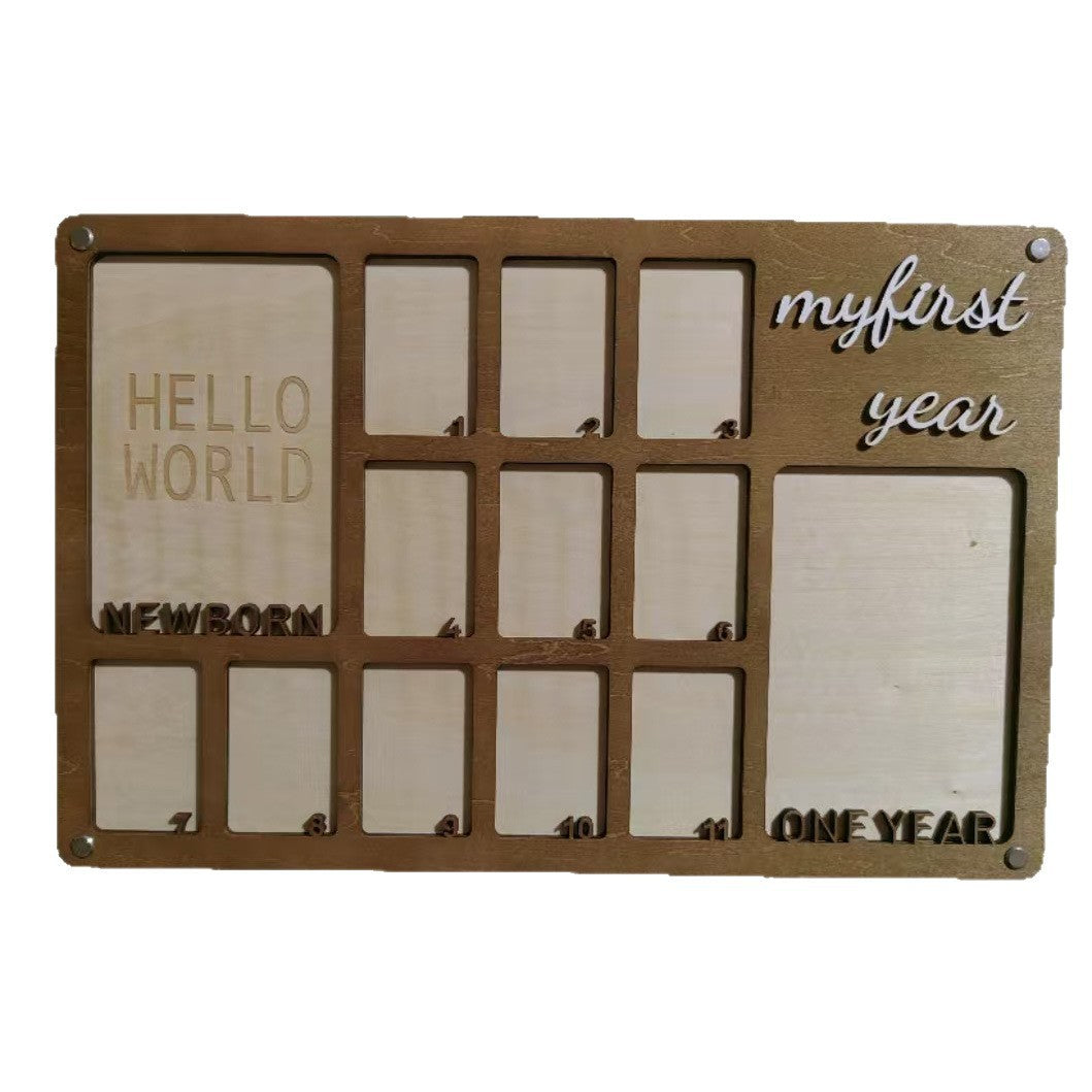Baby Growth Record Photo Frame Kindergarten Graduation Photo Frame