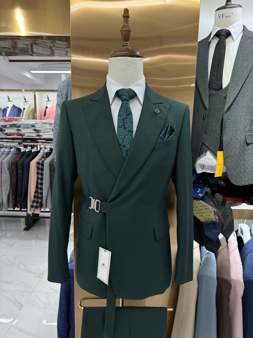 Handsome Man Series Wedding Casual Host Suit 2-piece Set