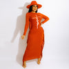 Fashion Printing Tassel Dress Women