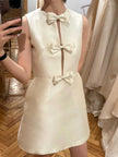 Light Dress Satin Bride Engagement Gown Dress