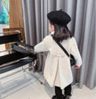 Cotton Padded Double-breasted Woolen Coat