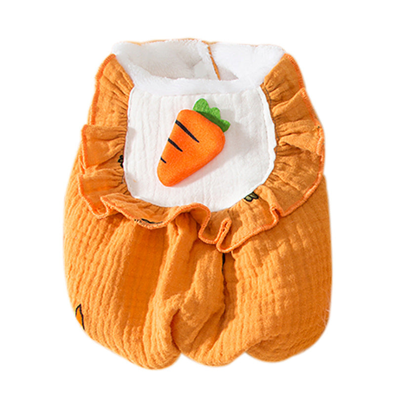 Kitten Carrot Vest Clothes Keep Warm In Winter