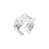 Mori Style In S925 Sterling Silver Multi-layer Winding Pearl Ring