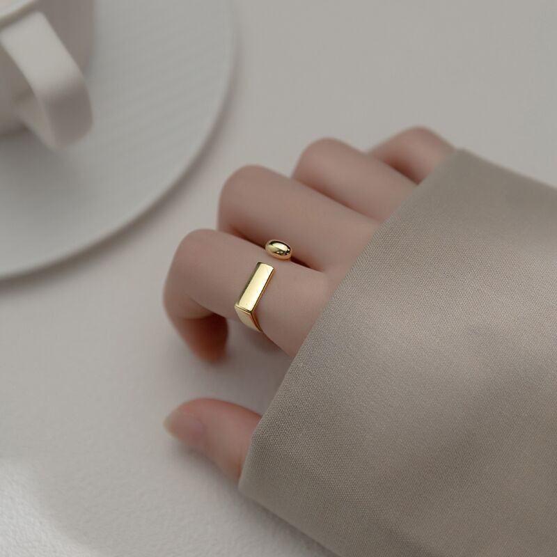 Creative Letters Titanium Steel Ring For Women