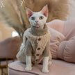 Super Cute Plush Cat Clothes Lambswool Buckle Vest
