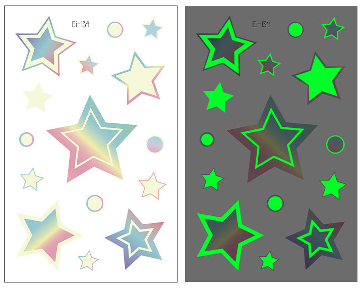 Waterproof Glitter Butterfly Tattoo Stick Gradient Tattoo