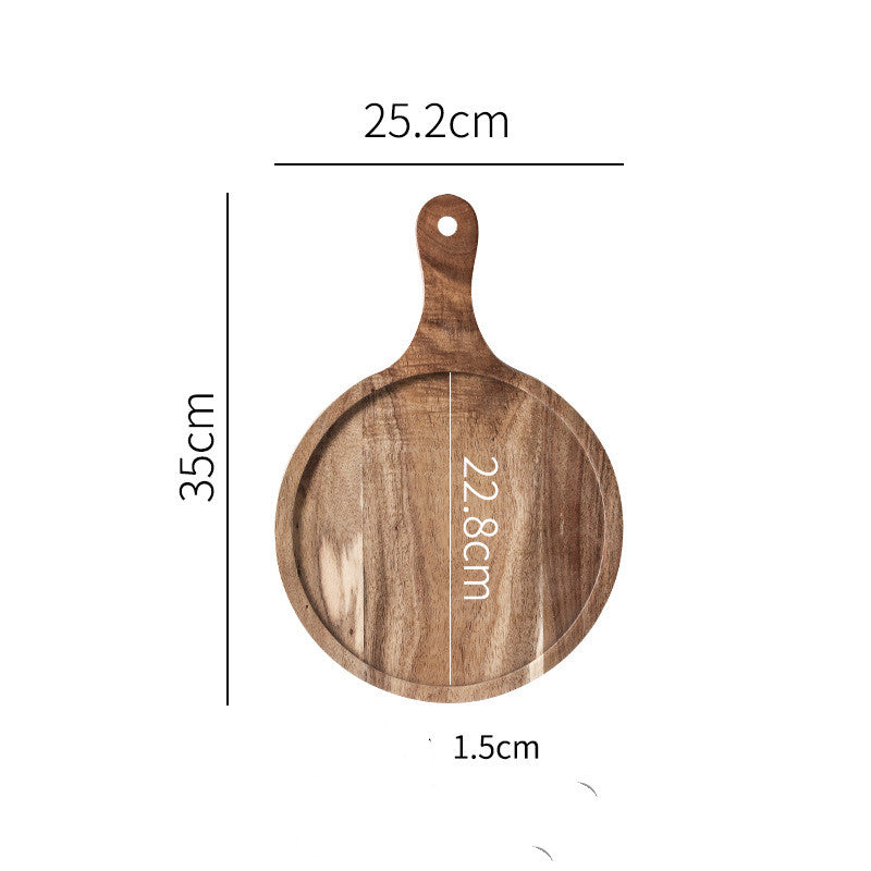 Breakfast Cutlery Pizza Wood Tray Steak