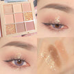 Women's Fashion Nine Color Matte Glitter Eyeshadow Palette