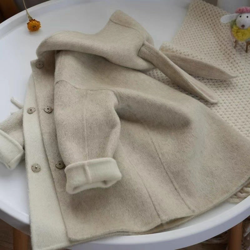 Autumn And Winter Woolen Coat For Children
