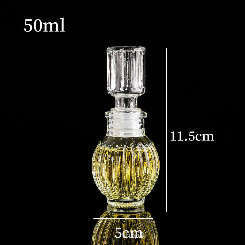 Creative Transparent Glass Wine Bottle
